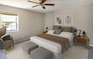 Bedroom at Arbors at Smyrna, Smyrna, GA