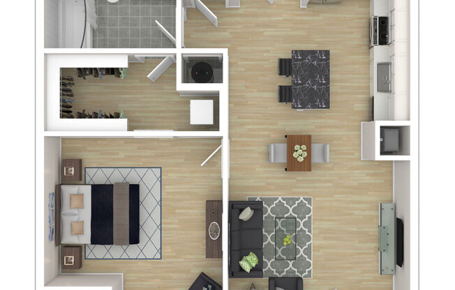 1 bed, 1 bath, 715 sqft, $4,386