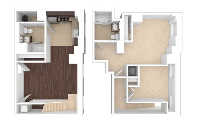 2 beds, 2 baths, 1,120 sqft, $3,715, Unit H-722