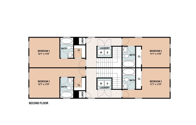 3 beds, 3.5 baths, 1,475 sqft, $1,750, Unit 3416