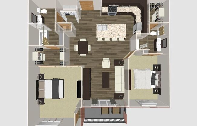 2 beds, 2 baths, 1,087 sqft, $2,175, Unit 104-324