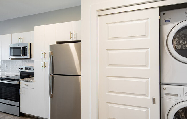 Laundry at Helix Apartments in Summit Pointe Chesapeake VA