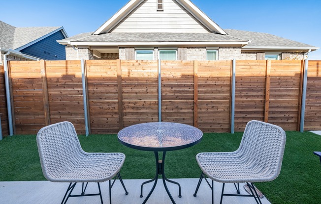 Amavi Celina provides you with the perfect backyard featuring lush turf grass.