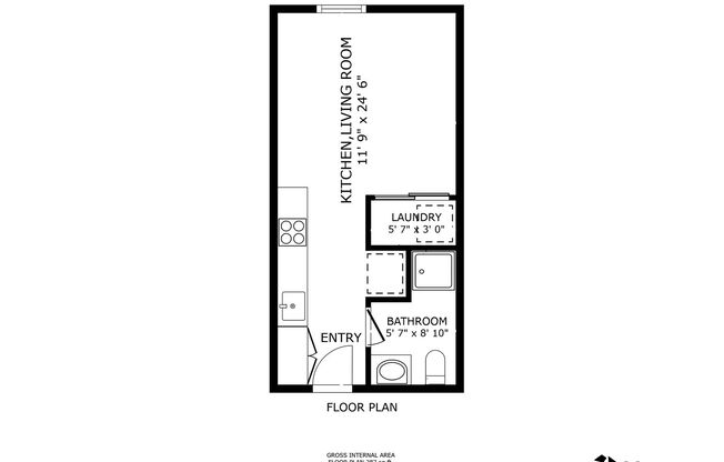 Studio, 1 bath, 300 sqft, $1,399, Unit 1-223