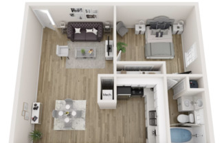 1 bed, 1 bath, 750 sqft, $900, Unit 2020-3