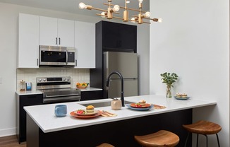 Efficient Appliances In Kitchen at The Weaver, Philadelphia, PA