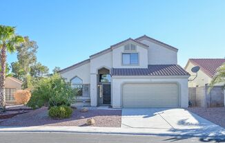 Green Valley!!! 4 bedrooms!!! Primary Bedroom downstairs!!! Low Maintenance desert landscape front & back!! Water Softener!! Zero Security Deposit option!!!