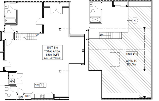2 beds, 2.5 baths, 1,700 sqft, $2,480, Unit 410