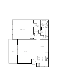 1 bed, 1 bath, 650 sqft, $921