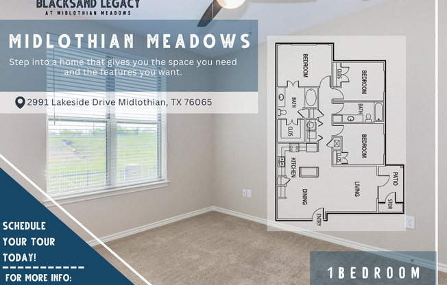1 bed, 1 bath, 738 sqft, $999, Unit 224