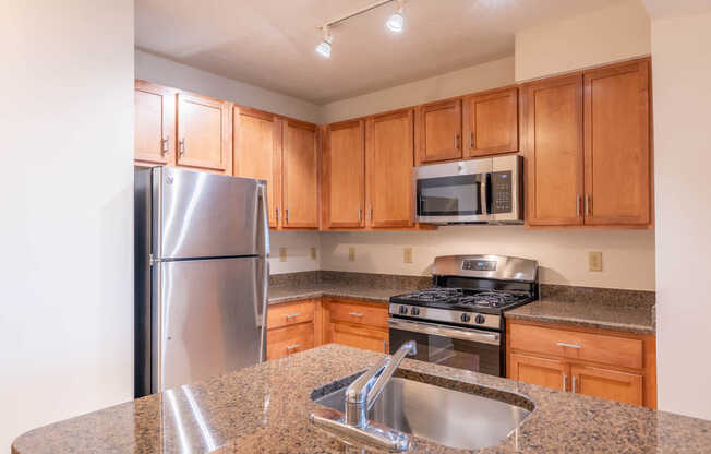 Kitchen with Stainless Steel Appliances