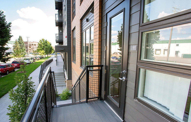 Balcony at Union Flats, St. Paul