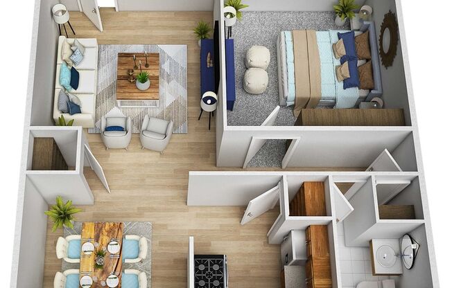 1 bed, 1 bath, 680 sqft, $1,025, Unit 307