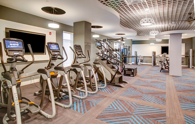 Cardio Machines at Allure Apollo, Camp Springs