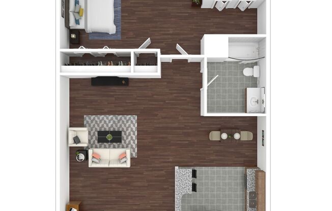 1 bed, 1 bath, 475 sqft, $1,124