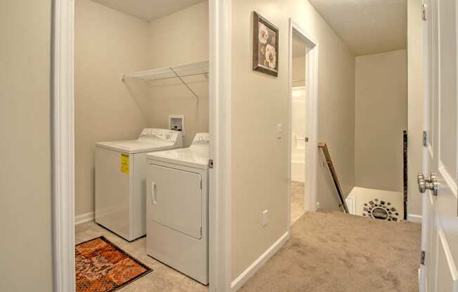 In Home Washer and Dryer at Townhomes at Pleasant Meadows, Lancaster,New York