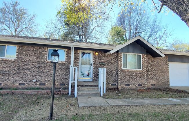 Adorable 3 bedroom, 1 & 1/2 bath home located in an established, desirable Sand Springs neighborhood.