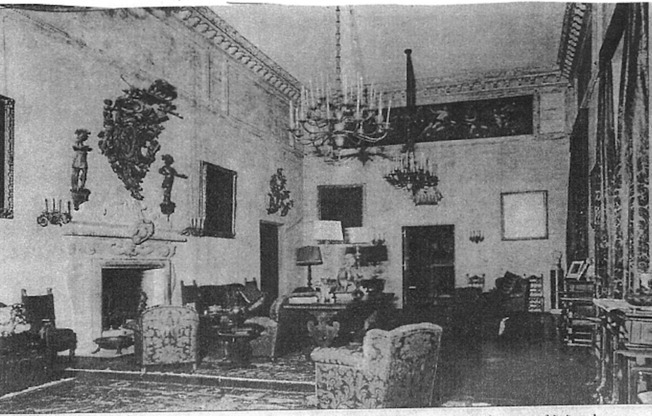 Original salon room at the Italian Embassy