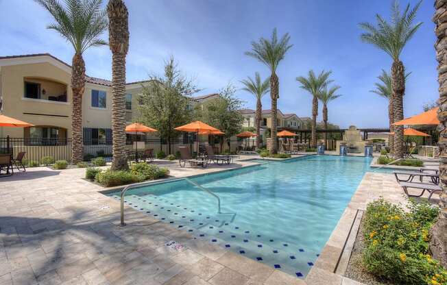 Pool at Bella Victoria Apartments in Mesa Arizona January 2021 3