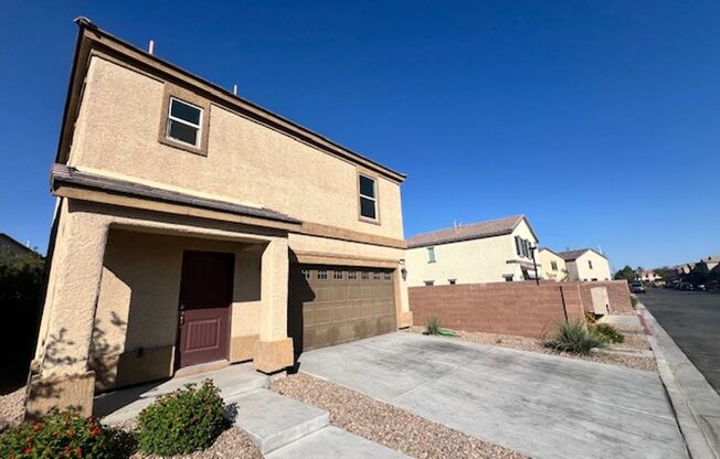 three bedrooms and two and a half bathroom home