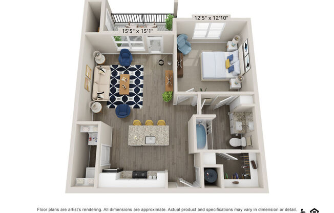 1 bed, 1 bath, 770 sqft, $1,149