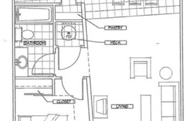 1 bed, 1 bath, 816 sqft, $899