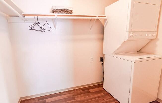 Steilacoom Apartments - Harbor Oaks Apartments - Laundry and Closet