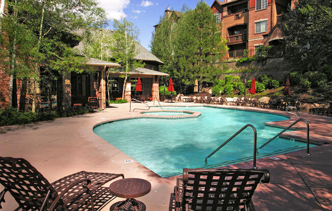 Apartments Near Cottonwood Mall with Crystal Clear Swimming Pool