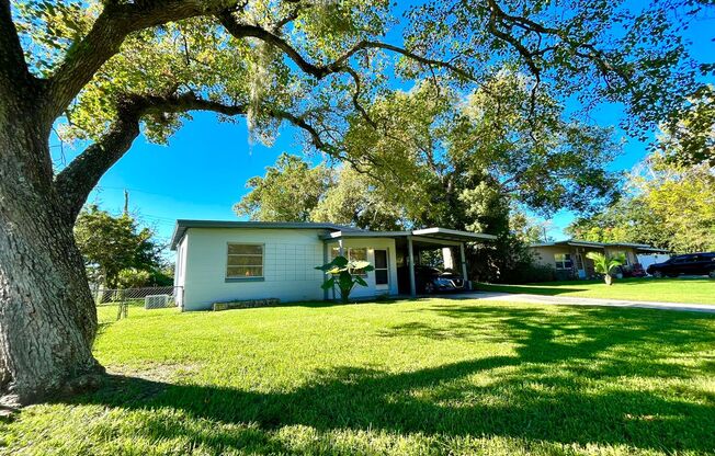 Lawn Service included with this 2BR/1BA w/Carport, Office, and Bonus Room