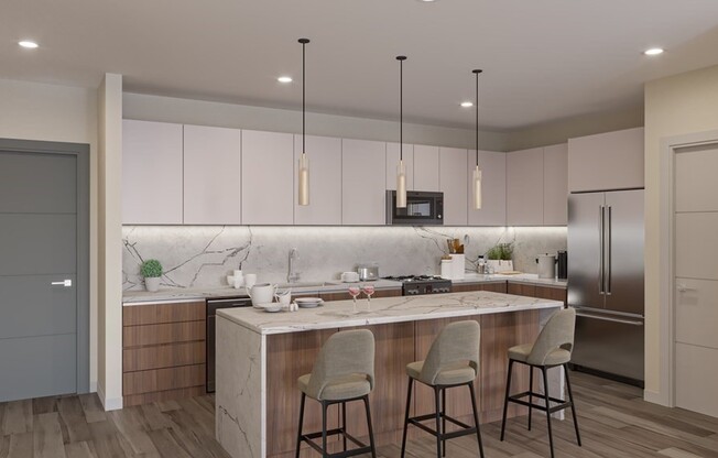 1 bed, 1 bath, 851 sqft, $3,300, Unit 204