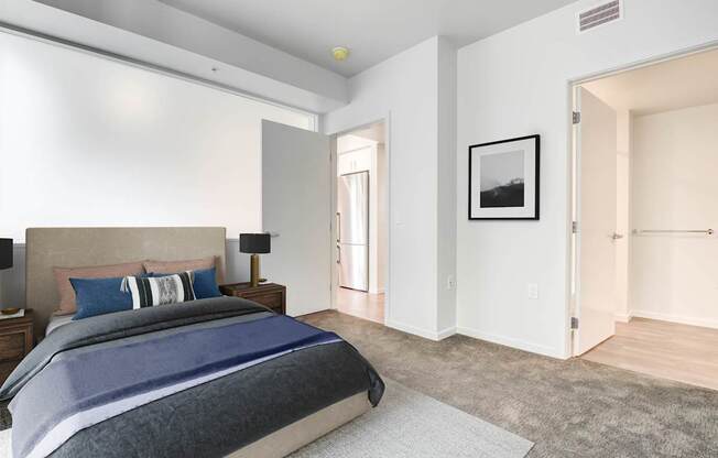 Spacious bedroom at Vance in San Francisco, CA.