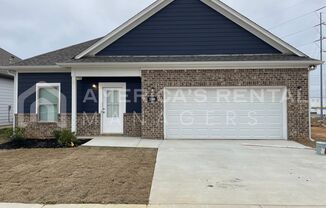 New Construction Home for Rent in Cullman, AL!!! Sign a 13 month lease by 5/15/24 to receive ONE MONTH FREE!