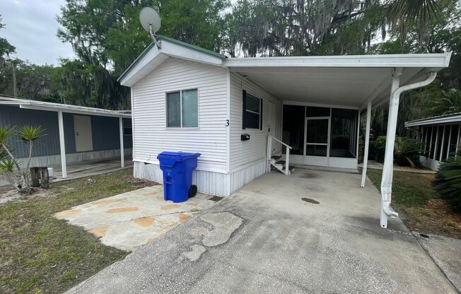 Tavares Waterfront 1 Bed 1 Bath Mobile Home