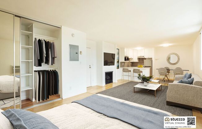 Studio, 1 bath, 481 sqft, $2,295, Unit 209