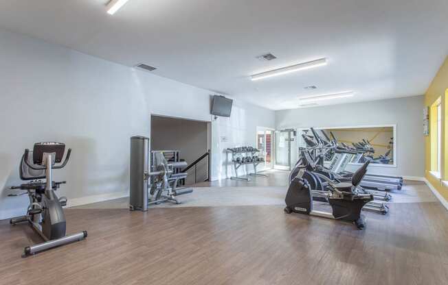 Fitness Center With Yoga/Stretch Area at MonteVista, Oregon