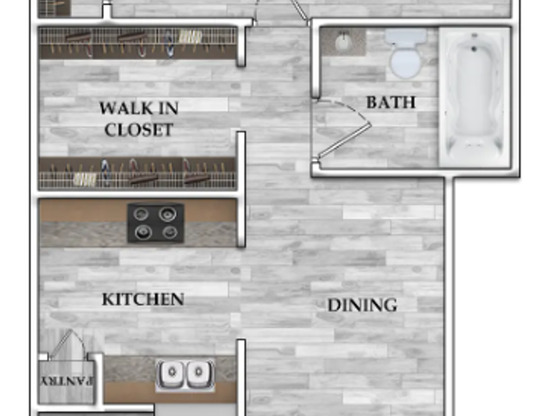 1 bed, 1 bath, 812 sqft, $842, Unit 1-1508