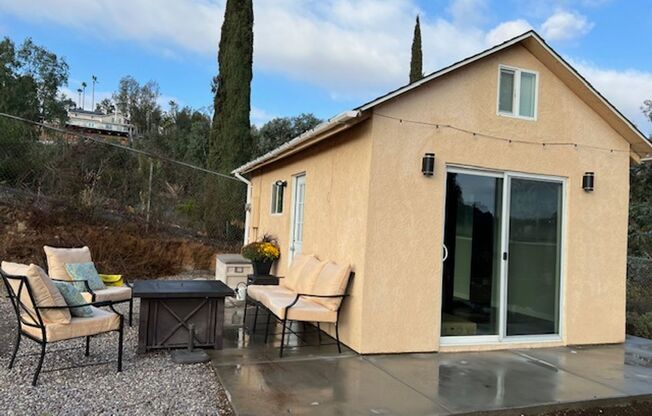 Private Studio w/Loft, 1 Bath rental in Granite Hills available for rent immediately.