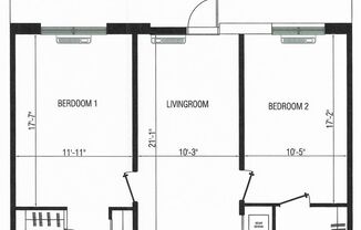 2 beds, 2 baths, 1,092 sqft, $3,690, Unit 206 - Premium Patio