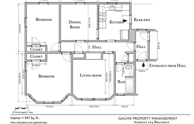 2 beds, 1 bath, 1,175 sqft, $2,599, Unit 6