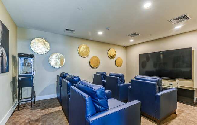 Cinema room at The View at Old City, Philadelphia
