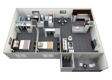 2 beds, 1 bath, 880 sqft, $1,575