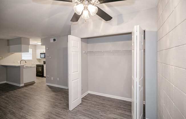 Closet View at Arbor Pointe at Hillcrest, Little Rock, AR