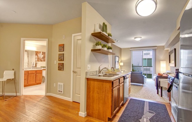 The Artiste Kitchen Apartments in Shoreline, WA