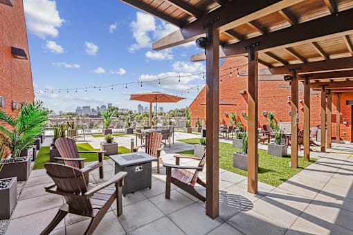 Rooftop Lounge Area