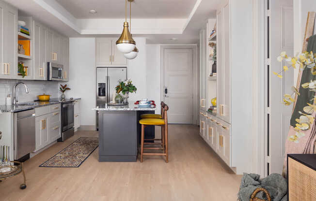 Kitchen with Stainless Steel Appliances