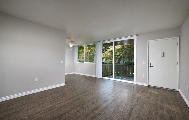 two bedroom downstairs living and dining