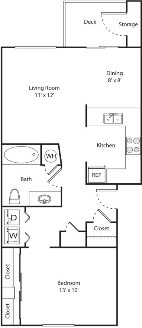 1 bed, 1 bath, 690 sqft, $1,785