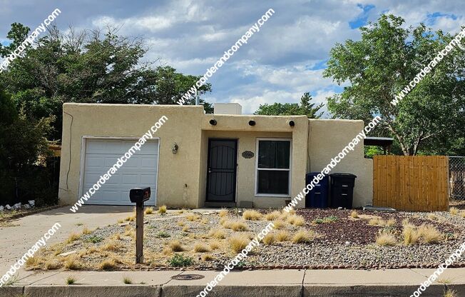 Nice 3 Bedroom, 2 Bathroom and 1,120 Sq Ft. Home Great Location in NE Heights.
