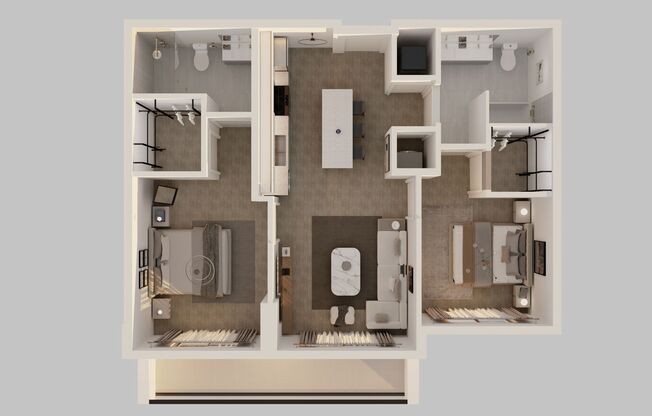 2 beds, 2 baths, 938 sqft, $3,395, Unit 628