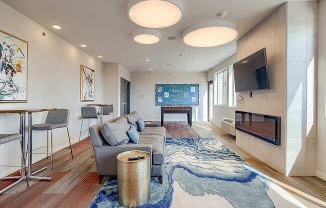 Resident Lounge at Square at 48 in Lincoln, NE